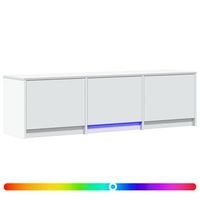 mueble de tv con led 140 x 34 x 40 cm madera de ingenieria vidaxl
