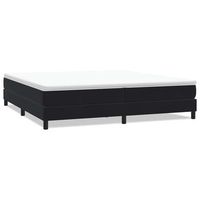 cama box spring sin colchon negro terciopelo 200x210 cm