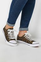 bambas anchas con estampado leopardo