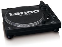 lenco l-3818 tocadiscos con accionamiento directo - tocadiscos dj - pitch control - 33 y 45 rpm - preamplificador estereo - usb - salida rca - digitalizacion a traves de pc - negro l-3818bk