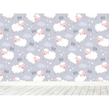 Fotomural Vinilo Infantil Ovejas Baa 400 X 300 Cm