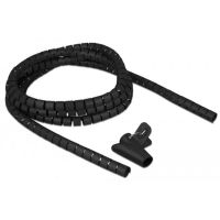manguera de cable delock 18835 negro polietileno 15 cm