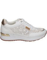 zapatos para mujer chk10 serena 24 blanco y dorado 39