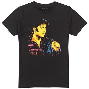Elvis Presley Camiseta Neon Elvis para mujer