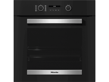 Horno - Miele H 2465 B Active, Multifunción, Parcialmente catalítico, 76 l, 59.5 cm, Perfect Clean, Negro obsidiana