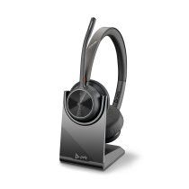 HP Poly Auriculares Poly Voyager 4320-M con certificaciÃ³n para Microsoft Teams + llave BT700 + soporte de carga