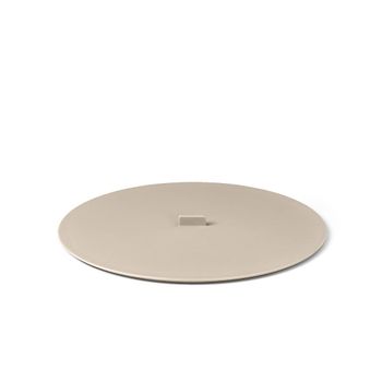 Tapa de plástico gris tórtola ø 25