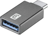 adaptador usb a usb-c- cellularline car adapter usba2ccaradapterk usb-c usb-c negro