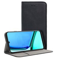 cool funda smartphone flip cover negro para realme note 60
