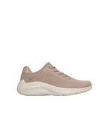 zapatillas skechers bobs squad waves-current look mujer taupe knit