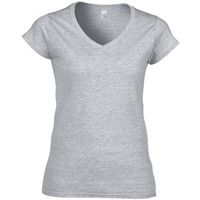 gildan camiseta soft style para mujer