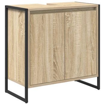 Gabinete De Baño Sonoma 60 X 30 X 60 Cm Madera De Ingeniería Vidaxl