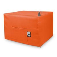 puff cama confort naranja unico