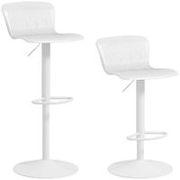 taburetes de bar 385x40x975 cm blanco