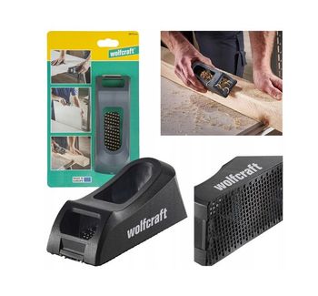 wolfcraft Canteadora I 4013000 I Canteadora de una mano para placas de yeso I Diseñada para el desbaste y acabado eficiente de cantos y superficies en trabajos de placa de yeso y madera.