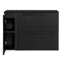 mueble de bano bajo lavabo newport 100x60x40 cm - negro