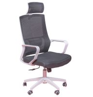 silla de escritorio ergonomica con reposacabeza negro