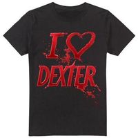 dexter camiseta i heart para hombre