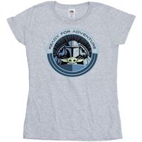 disney camiseta manga larga the mandalorian ready for adventure para mujer