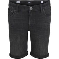 jack  jones short nino 12202235 jjirick jjioriginal am 461 50sps jnr black denim para nino