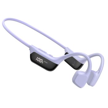 Audífonos Deportivos DOOGEE BoneBeat Run con Conducción Ósea Digital, Diseño Abierto, Resistentes al Agua IP67, con Pantalla LED Digital, Inalámbricos
