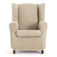 funda de sofa orejero elasticas modelo 8 troya crudo