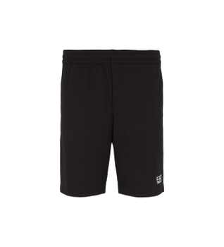 EA7 para hombre. 8NPS65_PJVRZ Short fit moderno negro (XXS), Casual, Deportivo, Algodón, Multideporte