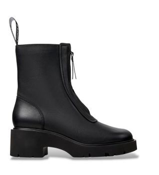 Camper para mujer. K400776-001 Botines de piel Milah negro (36), Plano, Ninguno, Casual