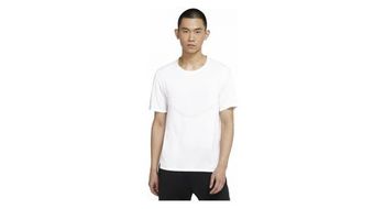 Camiseta nike dri fit rise 365 manga corta blanco