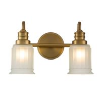 aplique de pared para banos swell 2 luces