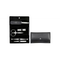 zwilling estuche de manicura de piel negro 5 pzs