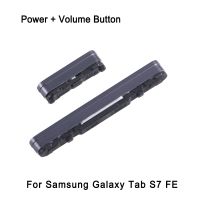 1 juego de boton de encendido  boton de control de volumen para samsung galaxy tab s7 fe sm-t730  sm-t733  sm-t736b  sm-t735