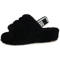 ugg sandalias w fuff yeah slide black 1095119 w para mujer