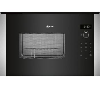 NEFF HLAGD53N0B Built-in Microwave with Grill - Black, Black