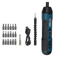 juego de 20 piezas de puntas para destornillador electrico inalambrico recargable 36v bateria de litio 1300mah ajuste d