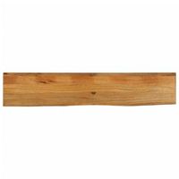 tablero de mesa borde natural madera maciza mango 180x20x25 cm vidaxl