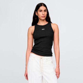 GAP Top halter moderno con logo de canalé 729562-291