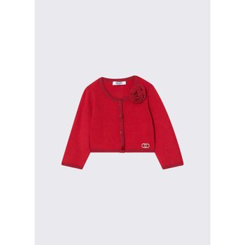 Liu Jo Chaqueta de punto Cárdigan con flor para niña