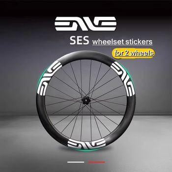 Juego de 14 pegatinas para ruedas de bicicleta de carretera ENVE SES para Bogacha en los Campeonatos del Mundo, pegatinas para ruedas con cambio de color, altura de 50 mm