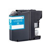 compatible cyan brother lc22uc ink cartridge