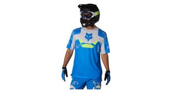 Camiseta de manga corta fox ranger tactile azul blanca verde para hombre