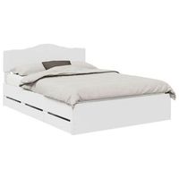 estructura de cama con cajon 160 x 200 cm madera ingenieril vidaxl