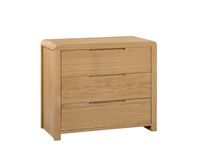 curve 3 drawer chest