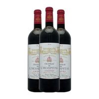 chateau de lhospital vino tinto bordeaux crianza 75 cl 14 vol pack de 3 unidades