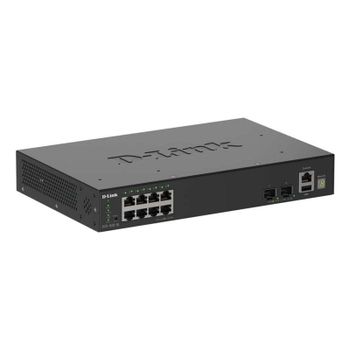 Switch gestionado D-Link DGS-1530-10 8 puertos Gigabit 2 SFP+ apilable QoS L2