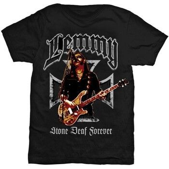 Lemmy Tops y Camisetas Iron Cross Stone Deaf Forever para hombre