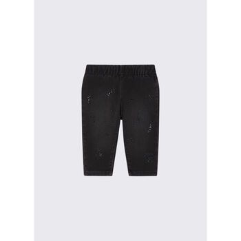 Liu Jo Pantalones Pantalones denim fleece con strass para niña