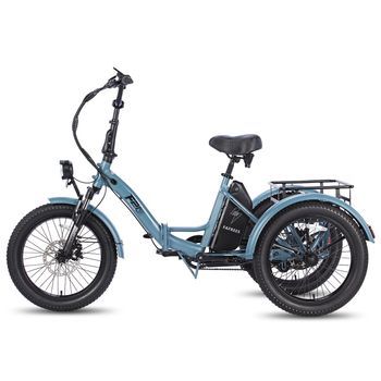 Bicicleta Eléctrica Fafrees F20 Mate 20″，gris Azul