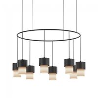 lampara de techo kan chandelier 8 luces