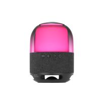 mars gaming ms-flow altavoz portatil bluetooth 15w iluminacion orbilight rgb 360 sonido potente con driver deepbass 57mm altavoz gaming compacto con bluetooth 53 y microsd negro